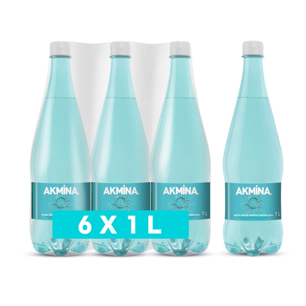 Akmina Sade Maden Suyu 1L × 6