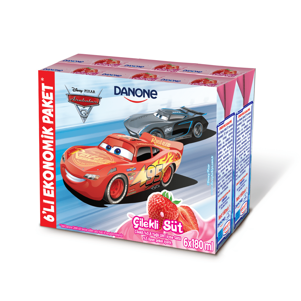 Danone Disney Çilekli Süt 6x180ml