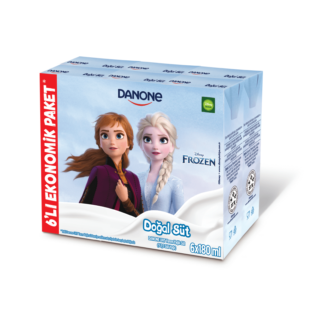 Danone Disney Doğal Süt 6x180ml